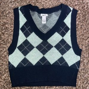 Rue 21 Blue Sweater Vest